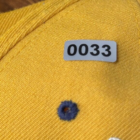 Vintage 90s Zephyr Zfit Georgia Tech Yellow Jackets Buzz Hat Cap Size 7 - Picture 9 of 9